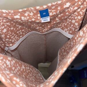 Old Navy Tan Floral Dress